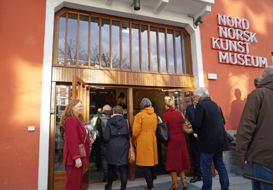 Endelig har Bodøs nye storstue åpnet; Nordnorsk Kunstmuseum Endelig har Bodøs nye storstue åpnet; Nordnorsk Kunstmuseum